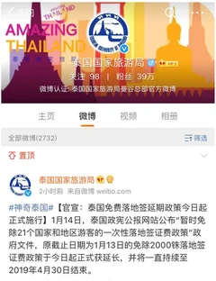 泰国二度官宣延长免费落地签 中国出境游市场仍存在较大增长空间