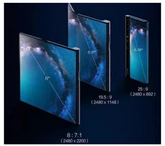 华为首推折叠屏手机mate x  目前amoled手机面板三星一家独大